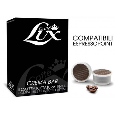 50 Capsule Caffe Lux Crema Bar Compatibile Espresso Point