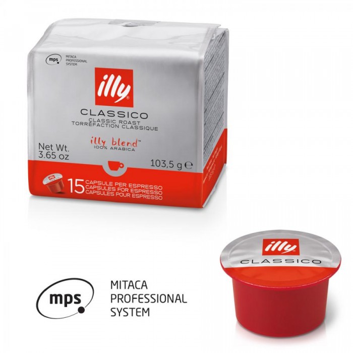 90 capsule Caffe Illy tostatura media Mitaca MPS