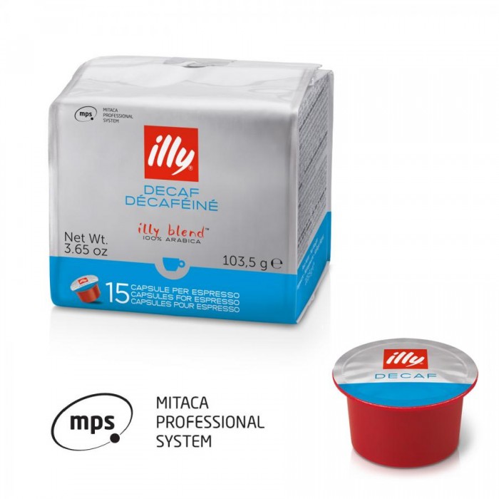 15 Capsule Illy Mitaca MPS Caffe Decaffeinato