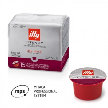 90 Capsule Caffe Illy Mitaca MPS Intenso tostatura scura