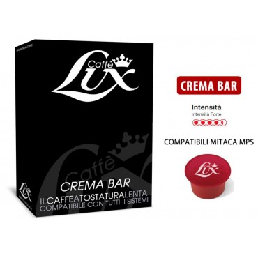 100 Kapseln Lux Cream Bar kompatibel mit Mitaca Illy MPS Illy & Mitaca MPS