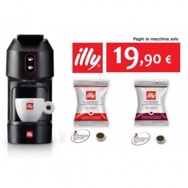 Macchina Mitaca ILLY Smart10 IES + 250 Caffè ILLY