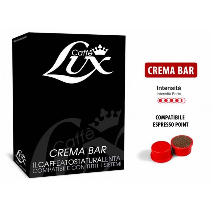 100 Capsule Lux Crema Bar FAP Compatibile Espresso Point