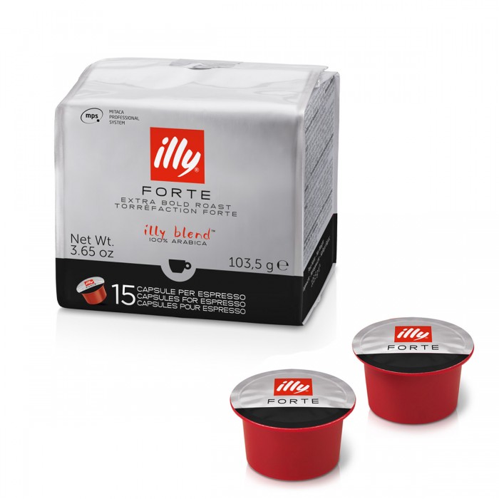 90 Capsule Caffe Illy MPS FORTE