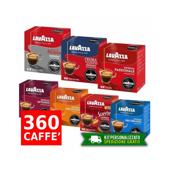 360 Capsule Cialde Lavazza A modo Mio